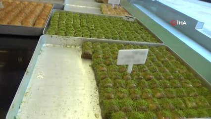 Bayram sofralarının baş tacı baklavaya yoğun ilgi