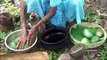 Sain Village des Aliments - Cuisson à la Mangue Curry dans mon Village par la grand-mère