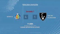 Resumen partido entre Getafe B y Lealtad Villaviciosa Jornada 1 Tercera División - Play Offs Ascenso