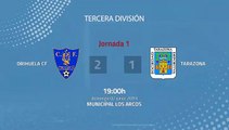 Resumen partido entre Orihuela CF y Tarazona Jornada 1 Tercera División - Play Offs Ascenso