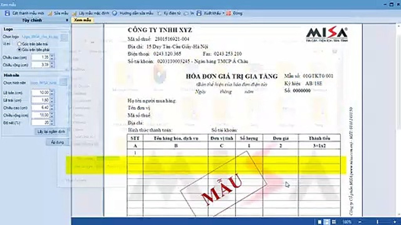 meInvoice DesktopLập và nộp hồ sơ thông báo phát hành hóa đơn điện tử