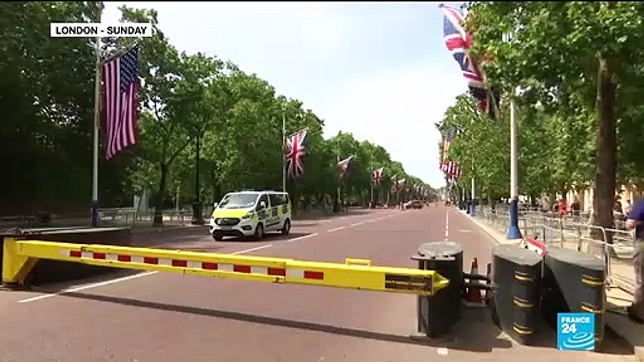 Trump arrives in UK for state visit