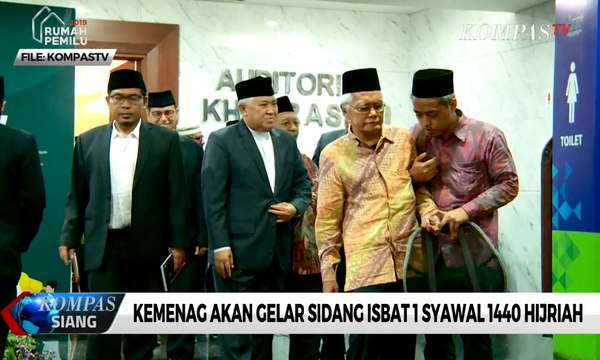 Kemenag akan Gelar Sidang Isbat 1 Syawal 1440 Hijriah