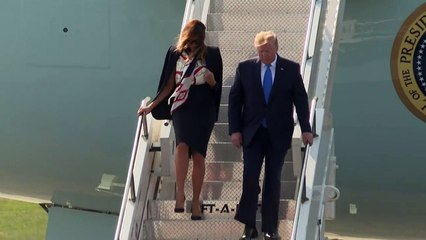 Trump arrive à Londres en traitant son maire de "loser"