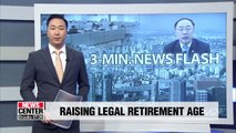 S. Korea's finance minister says it's time to discuss raising legal retirement age