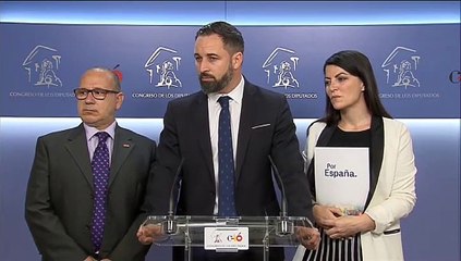 Abascal: “Nosotros no queremos una foto con Albert Rivera”
