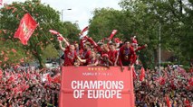 Thousands of Liverpool fans welcome home European champions