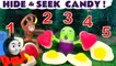 Hide and Seek Candy with Thomas and Friends and the Funny Funlings with Disney Pixar Cars 3 Lightning McQueen and Marvel Avengers 4 Spider-man