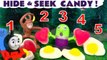 Hide and Seek Candy with Thomas and Friends and the Funny Funlings with Disney Pixar Cars 3 Lightning McQueen and Marvel Avengers 4 Spider-man