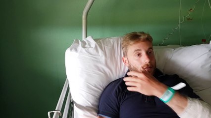Besançon : Julien Humbert, livreur à vélo, se confie après son accident du week-end