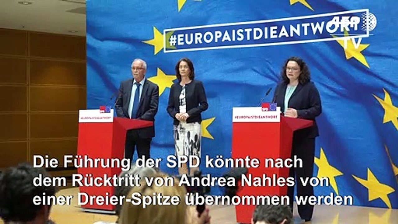 SPD erwägt vorerst Dreier-Spitze für Parteivorsitz