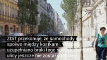 Nowa kostka na Jaracza chybocze się, chociaż ulica została otwarta dla ruchu 3 czerwca