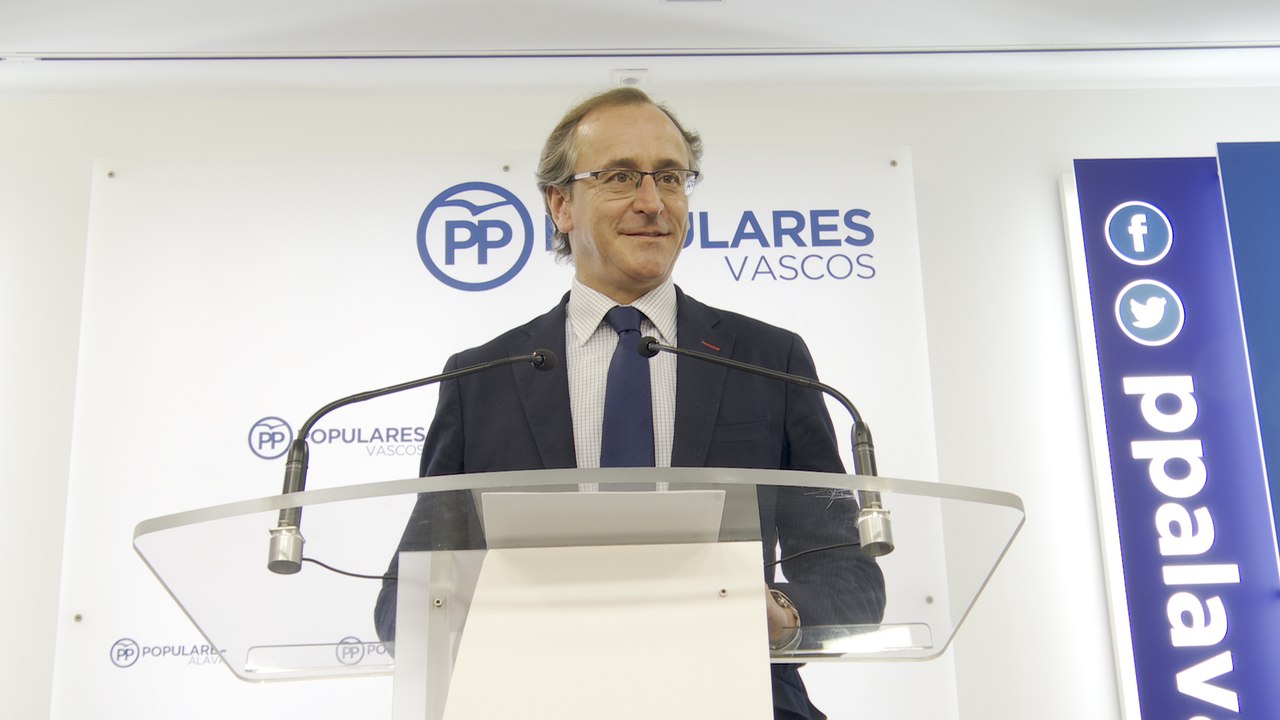 Alonso a PNV: "Las tonterías en Navarra tienen consecuencias en Euskadi"