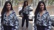 Katrina Kaif looks in floral printed blue T-shirt with blue pant during Bharat promotion | Boldsky