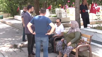 Bayram öncesi şehitler unutulmadı