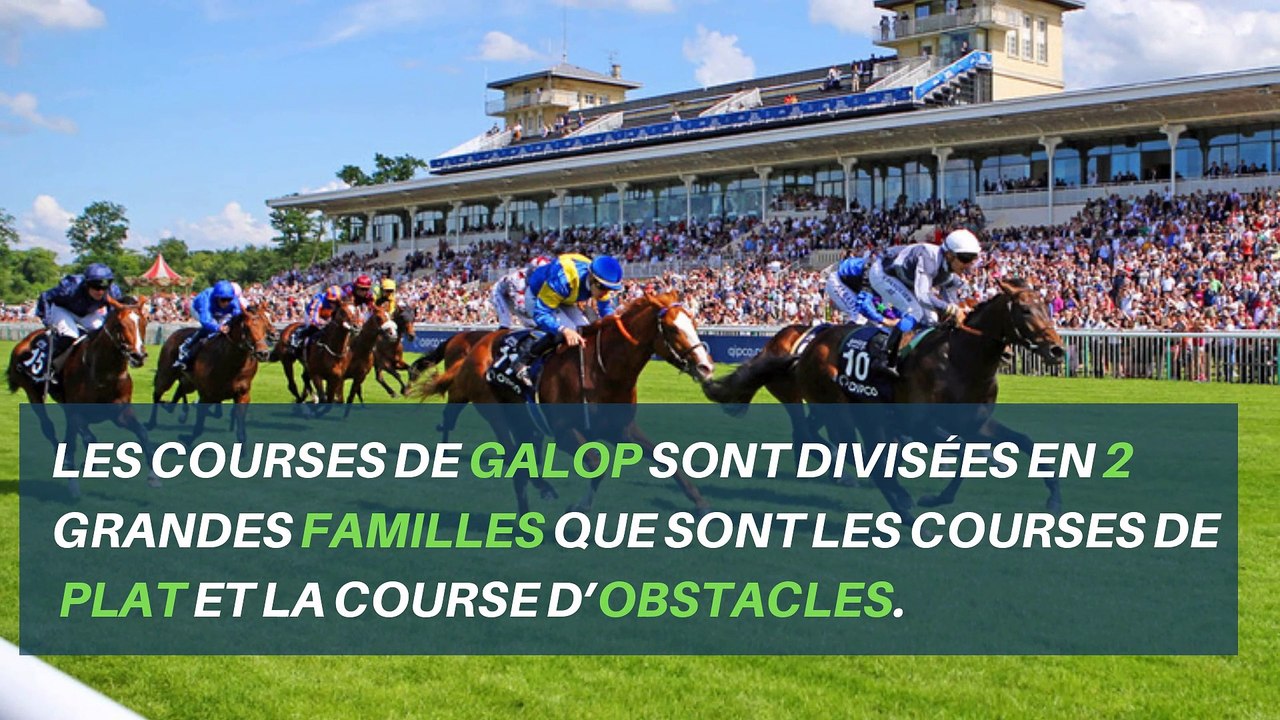 Les courses de galop