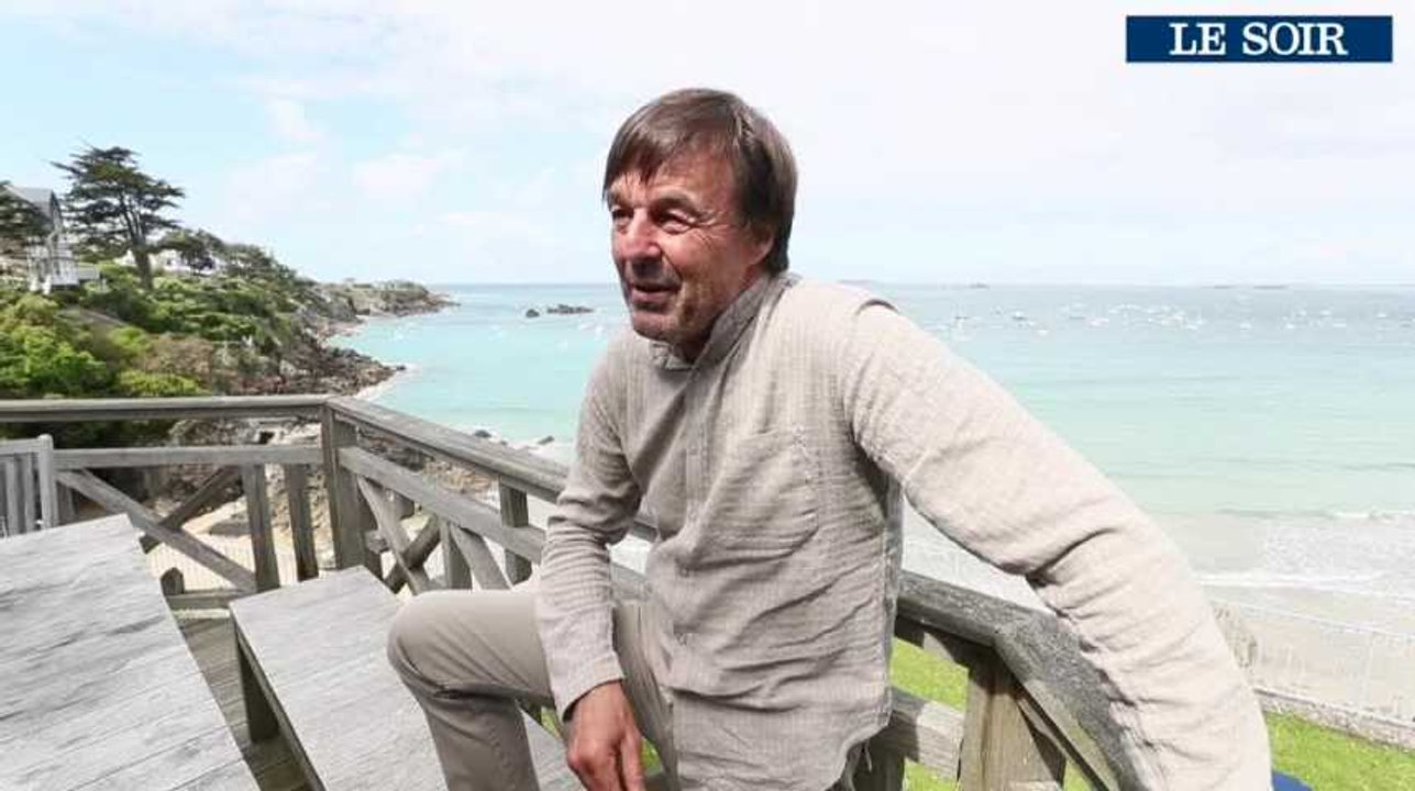 Nicolas Hulot chez lui à St Lunaire
