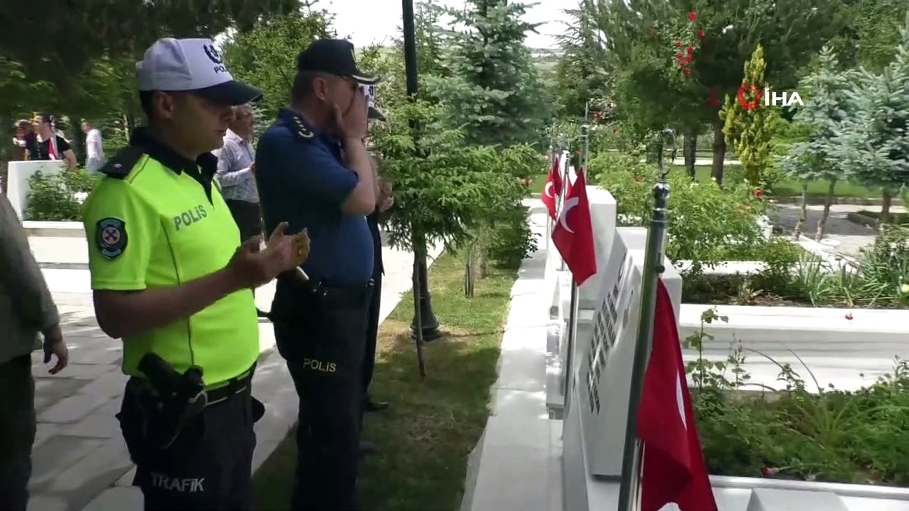 Yozgat şehitliğinde hüzünlü bayram arifesi