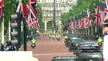 Trump leaves Buckingham Palace for Westminster Abbey