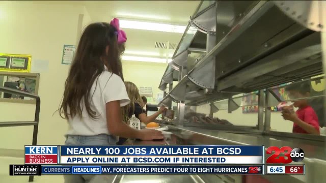 Kern Back In Business: 100 BCSD jobs available