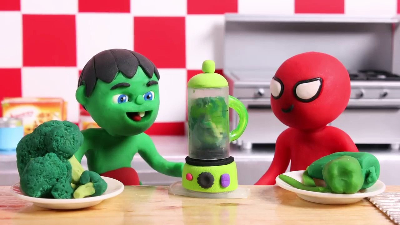 LITTLE PRINCESS WEARING A WATERMELON DRESS ❤ PLAY DOH CARTOONS FOR KIDS