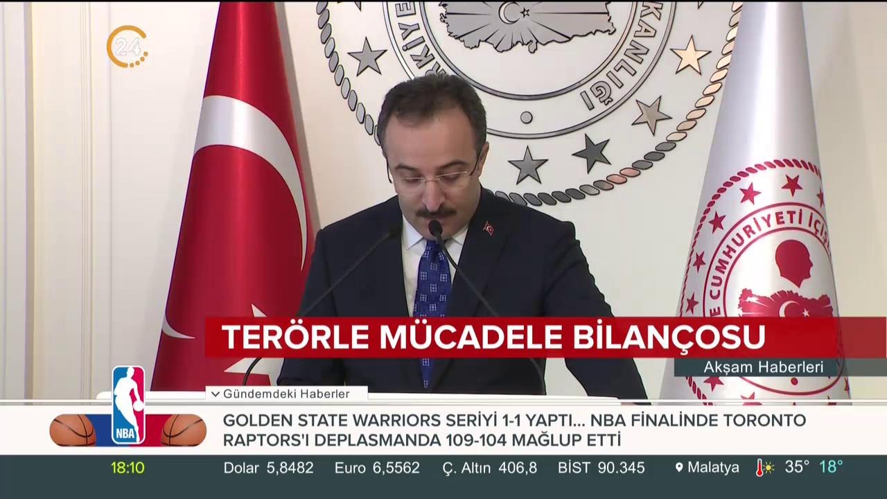 İçişleri Bakanlığı terörle mücadele bilançosunu paylaştı