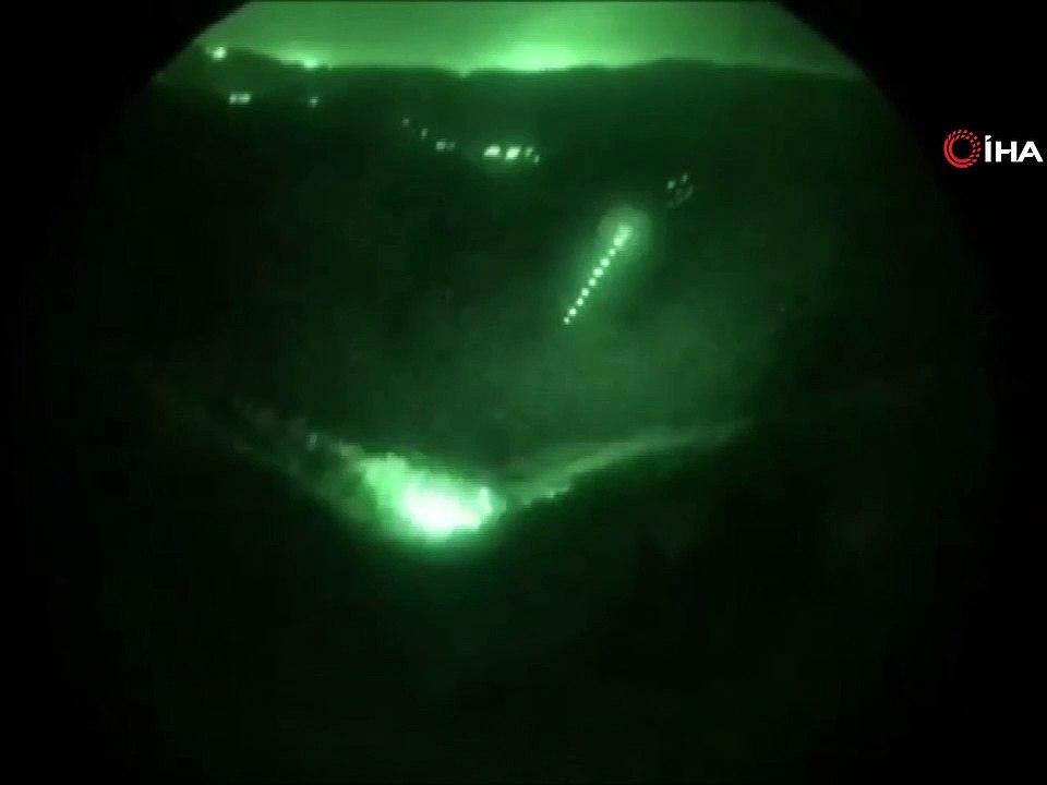 Millî ATAK taarruz helikopterleri, terör hedeflerini böyle vurdu