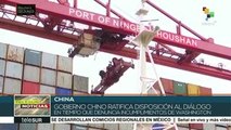 China: EE.UU. incumple acuerdos para cesar Guerra Comercial