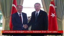 Cumhurbaşkanı Erdoğan'ı e KKTC Başbakanı Ersin Tatar'ı kabul ediyor
