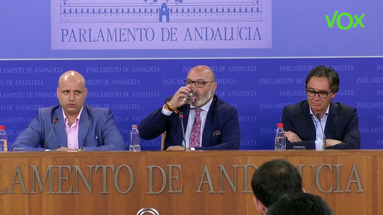 VOX rechaza los presupuestos del Gobierno de Cs y PP en Andalucía