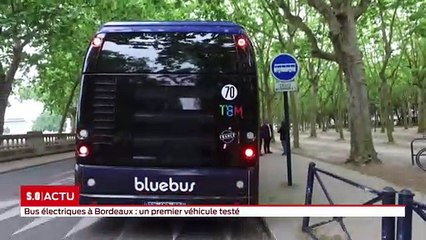 Bus électriques à Bordeaux : un premier véhicule testé