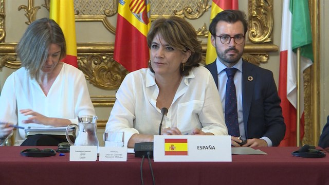 Delgado con homólogos de Bélgica, Luxemburgo, Países Bajos e Italia