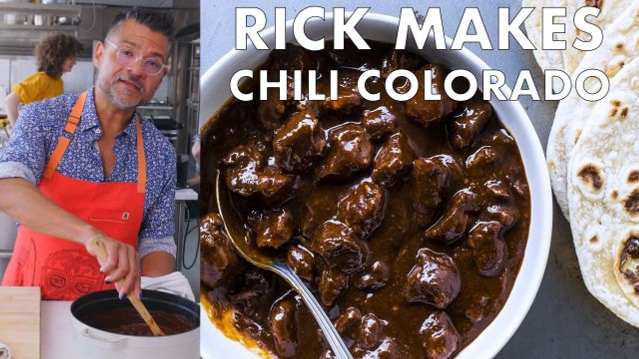 Rick Makes Chili Colorado (Stewed Pork in Chili...