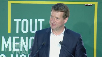 Yannick Jadot : l'homme politique préféré des Français - L'Info du Vrai du 03/06 - CANAL+