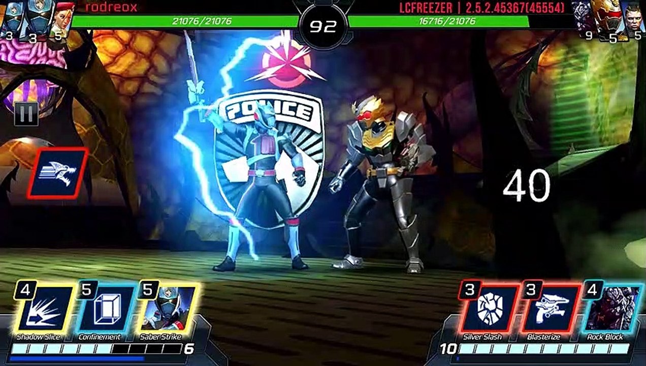 Power Rangers Legacy Wars - Doggie Anubis Slow Motion