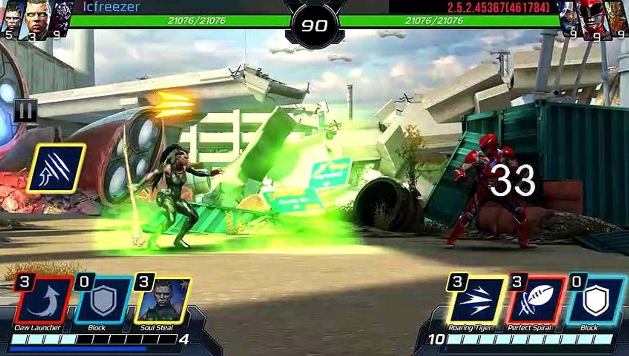 Power Rangers Legacy Wars - Rita Repulsa Slow Motion