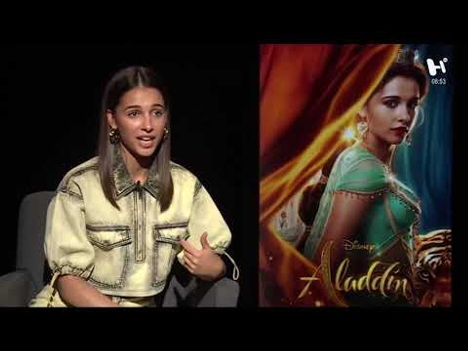 Mena Massoud y Naomi Scott hablaron con Óscar Uriel sobre "Aladdin"