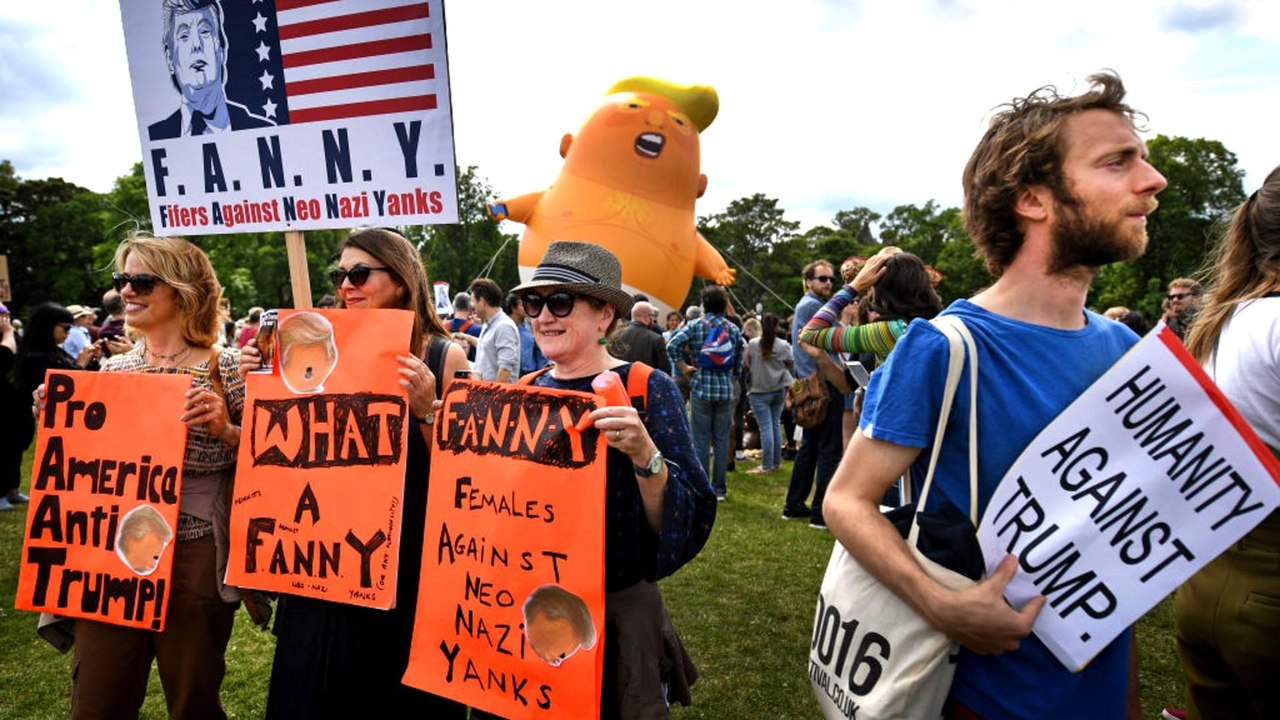 Trump UK visit: US president stirs controversy
