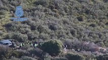 Aprehendidas seis toneladas de hachís ocultas en un zulo en mitad del monte en Cádiz