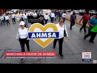 Download Video: Trabajadores marchan a favor de Altos Hornos de México | Noticias con Ciro Gómez Leyva