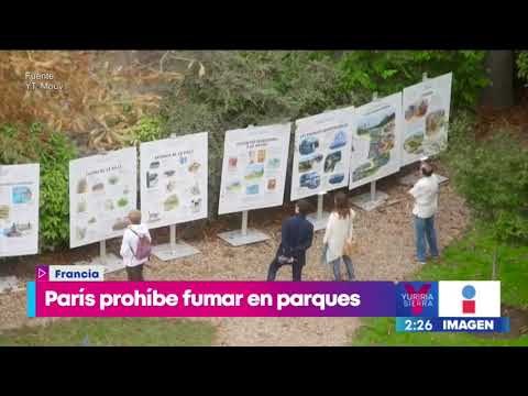 Prohíbe París fumar en sus parques y jardines | Noticias con Yuriria Sierra