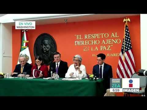Conferencia de Marcelo Ebrard desde Washington | Noticias con Francisco Zea