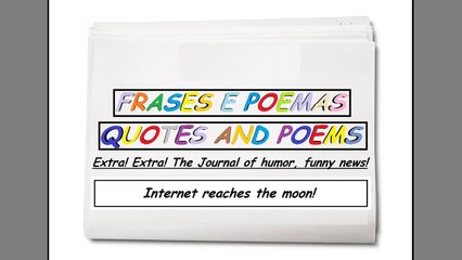 Funny news: Internet reaches the moon! [Quotes and Poems]