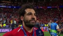 محمد صلاح بعد التتويج بدوري الأبطال