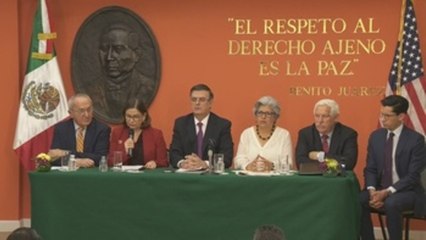 Ebrard pide "diálogo" ante aranceles "contraproducentes" de EE.UU