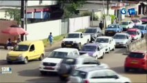 RTG - Dégradation de la voirie sur l’axe routier feu rouge de Nzeng Ayong dans le 6e arrondissement de la commune de Libreville