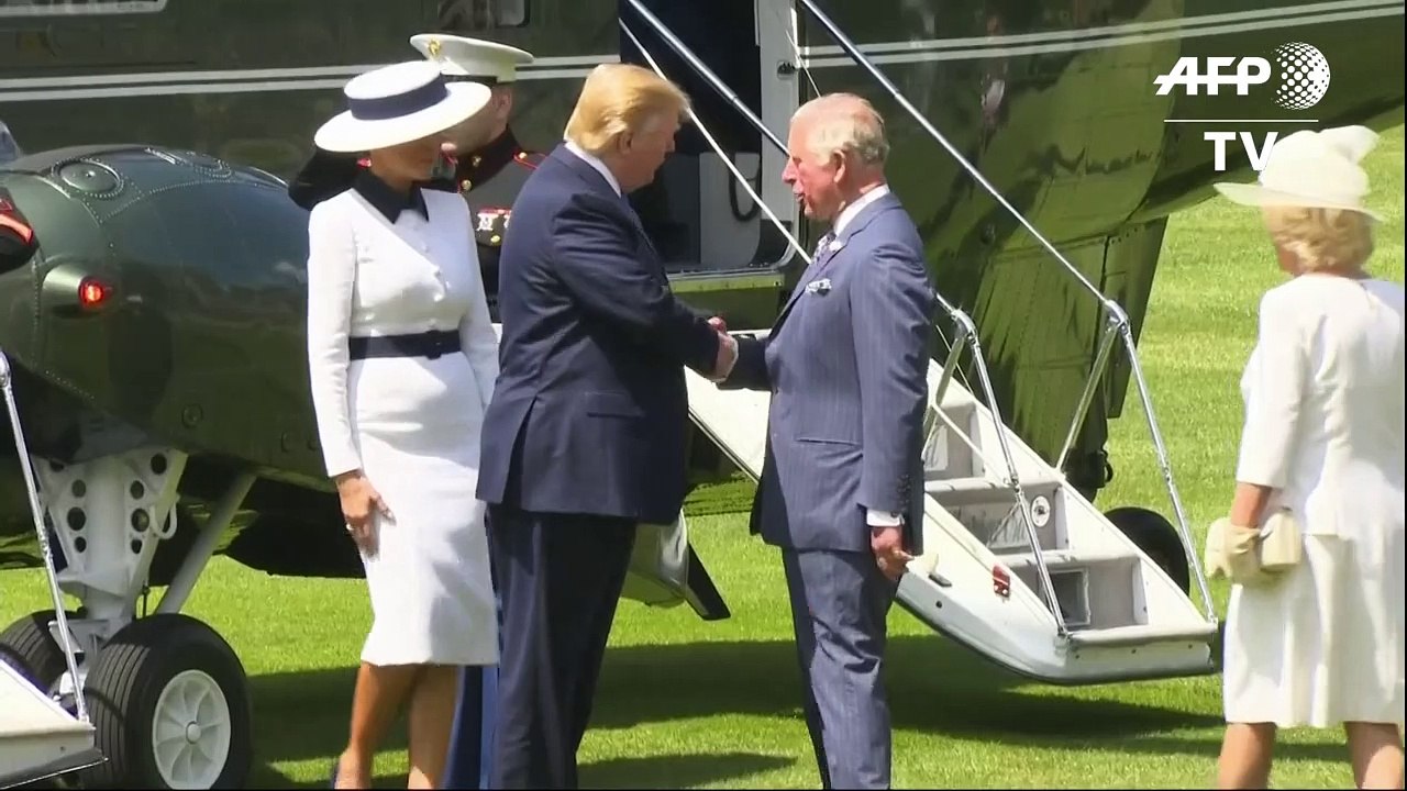 Trump bei den Royals in London: Misstöne und Pomp