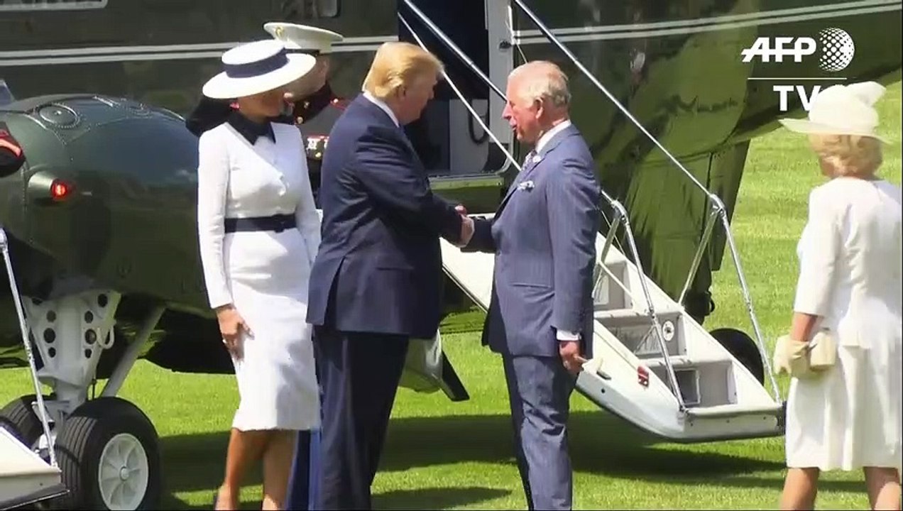 Trump bei den Royals in London: Misstöne und Pomp