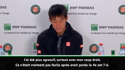 Roland-Garros - Nishikori : "Il avait presque gagné"
