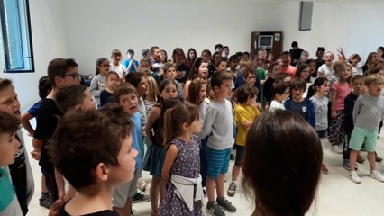 Bidartean pastorala / répétition d'un chant